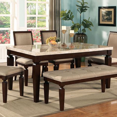 Agatha White Marble Top Dining Table Latest Dining Table Designs, Granite Dining Table, Latest Dining Table, Dining Room Table Marble, Wooden Dining Table Designs, 4 Seater Dining Table, Dinning Tables, Dining Table Design Modern, Round Dining Room Sets