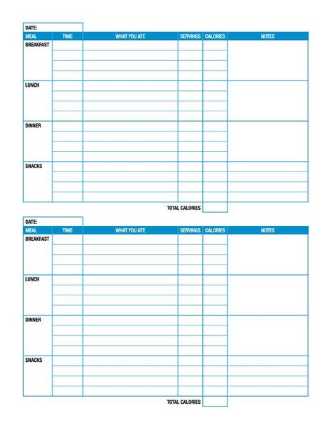 Printable+Daily+Food+Log+Template Food Log Template, Food Log Printable, Daily Food Log, Food Journal Printable, Track Food, Daily Food Journal, Food Journal Template, Food Diary Template, Diary Template