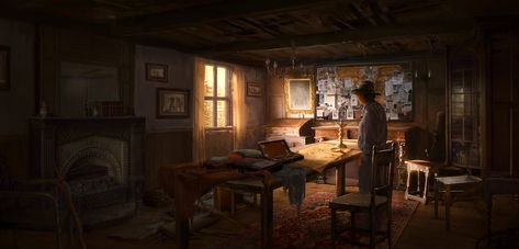 Erin Aesthetic, Jim Martin, Paramount Studios, Bucky And Steve, Concept Art World, Old Room, Steve Rogers, Interior Inspo, Victorian Homes