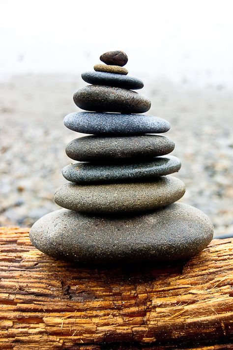 In Balance Cairne or Stacked Rocks on Washington by TerraVision, $25.00 Stacked Rocks, Washington Beaches, Stone Balancing, Image Zen, Rock Cairn, Stone Cairns, Zen Rock, Rock Sculpture, Rock And Pebbles