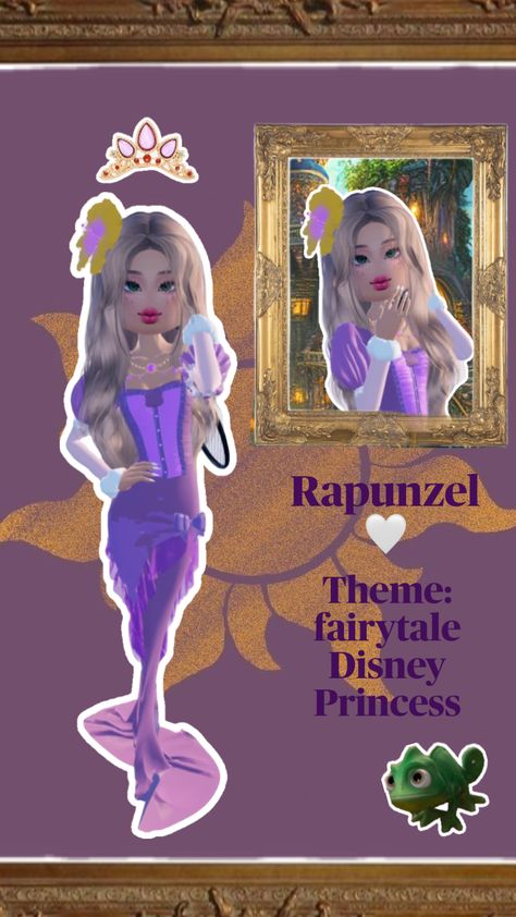 #dti #dresstoimpress #disney #princess Dti Outfits, Rapunzel, Dress To Impress, Fairy Tales, Disney Princess, Disney, Quick Saves