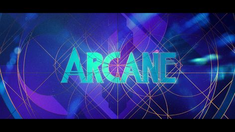 Arcane on Behance Animation Title Cards, Arcane Graphic Design, Arcane Logo, Arcane Study, Arcane Concept Art, Arcane Design, League Of Legends Poster, Jinx Arcane, Lol Text