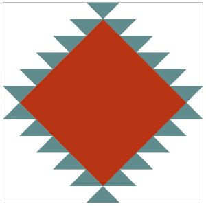 Western Quilt Blocks, Native American Quilt Patterns Easy, Native American Quilt Blocks, Native American Quilt Patterns, Aztec Quilt, Western Quilts, 4 Patch Quilt, Puzzle Quilt, Southwest Quilts