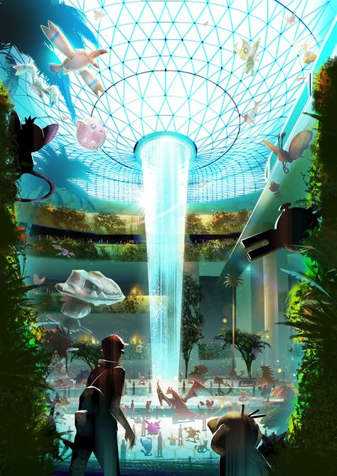 Jewel Changi Airport, Pokemon World, Pokemon Project, Changi Airport, Pokemon Universe, Anime Black Hair, Island 2, Love Funny, Pokémon Master