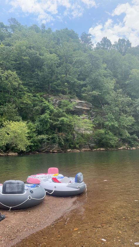 Tubing on the Chattahoochee River in summertime Floating On The River, Floating The River Aesthetic, River Float Aesthetic, River Party Ideas, Float Trip Aesthetic, River Tubing Aesthetic, River Day Aesthetic, Tubing On The Lake, Lakehouse Aesthetic