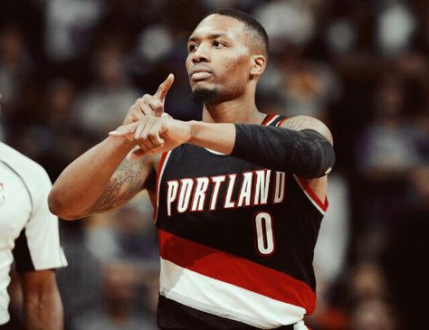 When ESPN BPI says you have a 1% chance of winning against GSW.  It's time for Dame Dolla to prove them wrong.  -BlueJay Dame Lillard, All Nba Players, Dame Time, Damian Lillard, Basketball Photography, Nba News, Portland Trailblazers, Nba Playoffs, Trail Blazers