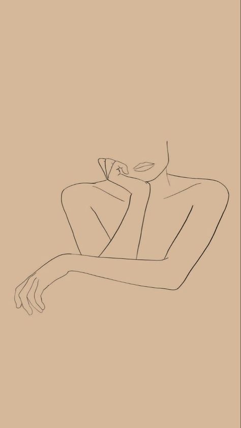 Feminine Line Art, Wallpaper Minimalist, Design Line, Line Art Design, 背景 シンプル, Abstract Line Art, Beige Aesthetic, Minimalist Wallpaper, Simplistic Tattoos