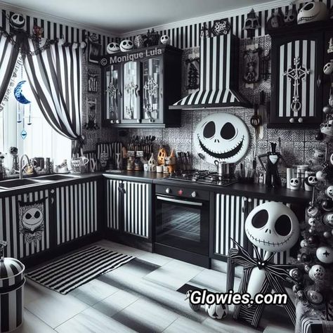 Nightmare Before Christmas House Decor, Jack Skellington Room, Jack Skellington Bedroom, Nightmare Before Christmas Room, Break Room Decor, Nightmare Before Christmas Bedding, Nightmare Before Christmas Dress, Nightmare Before Christmas Merchandise, Jack Nightmare Before Christmas