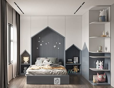 Modern Children Bedroom, Bedroom Wardrobe Design Ideas, Modern Childrens Room, Boys Bedroom Modern, Modern Boys Rooms, Modern Kids Room Design, Luxury Living Room Inspiration, Wardrobe Design Ideas, Bedroom Wardrobe Design