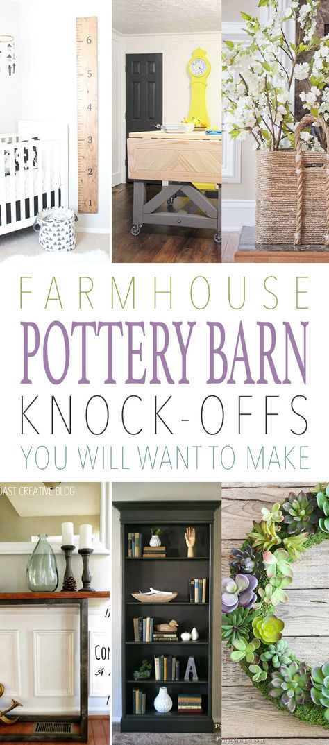 Apartment Hacks Diy, Pottery Barn Hacks, Pottery Barn Bedrooms, Barn Bedrooms, Pottery Barn Living Room, Pottery Barn Style, Rustic Furniture Diy, Barn Living, Farmhouse Pottery