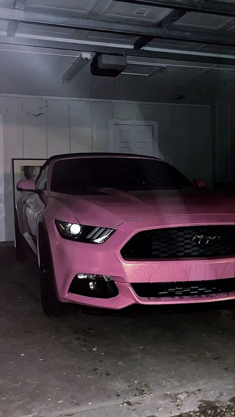 Ig: emmatbfh Mustang Wallpaper Aesthetic, Pink Mustang, Mustang Wallpaper, Ac New Leaf, Ford Mustang Car, Girly Car, Mustang Convertible, Car Goals, Street Racing Cars