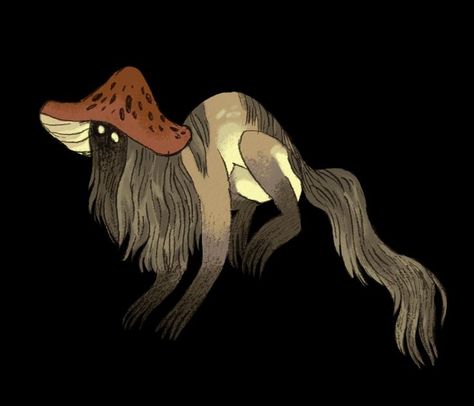 Forest Creature Art, Spirit Character Design, Forest Creatures, Mushroom Art, Monster Design, Creature Concept Art, Creature Concept, Funky Art, Creature Design