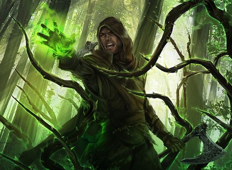 ArtStation - Emerald Wrath, Wojtek Depczyński Illustration Fantasy, Mtg Art, Dungeons And Dragons Characters, Fantasy Warrior, Arte Fantasy, High Fantasy, Fantasy Rpg, Magic Art, Fantasy Inspiration