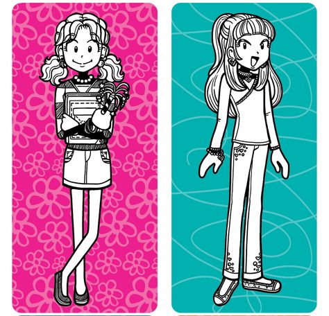 Dork Diaries Characters, Dork Diaries Books, Dork Diaries, Cartoon Coloring, Body Sketches, Diary Book, Horror Book, Childhood Books, Cartoon Coloring Pages