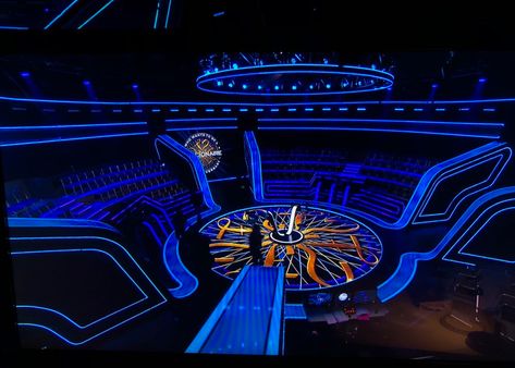 Who Wants to be a Millionaire — Patrick Doherty Design Who Wants To Be A Millionaire, Be A Millionaire, Stage Design, Game Show, Neon Signs, Neon, Tv, Design