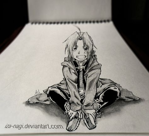 SPECIAL 3D SKETCH ~~ Edward Elric ~~ Fullmetal Alchemist Drawing, Alchemist Drawing, Edward Fullmetal Alchemist, 3d Sketch, Full Metal Alchemist, Alphonse Elric, The Ancient Magus Bride, Edward Elric, Fullmetal Alchemist Brotherhood