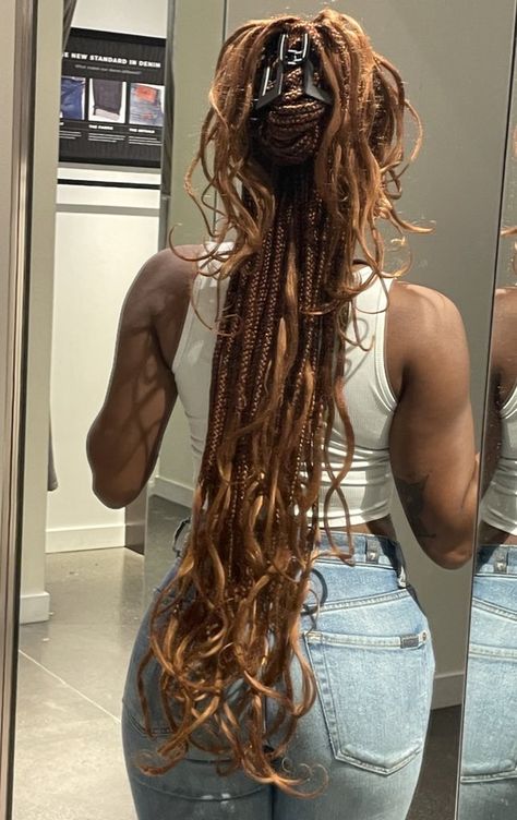 French Curl Braids Half Up Half Down, Boho Braids Half Up Half Down, Box Braids Half Up Half Down, Box Braids Hairstyle, Braid Half Up Half Down, French Curl, Braided Half Up, Black Hairstyles, Braided Hairstyles For Black Women