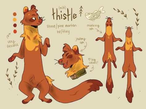 Anthro Anatomy, Pine Marten, Animation Design, Drawing Reference Poses, Ferret, Creature Art, Pretty Art, Fantasy Creatures, Character Design Inspiration