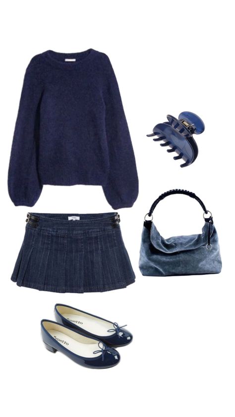 #outfitinspo #navy #blue #aesthetic Navy Blue Aesthetic, Navy Blue Outfit, Blue Outfit, Blue Aesthetic, Outfits Aesthetic, Kate Middleton, Fitness Inspo, Beautiful Outfits, Fall Outfits