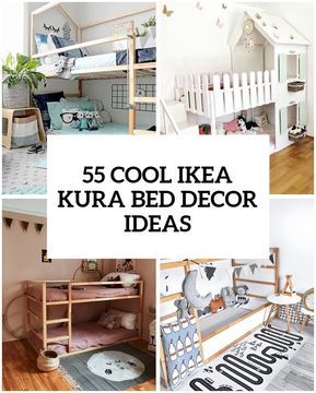 How To Upgrade Your IKEA Kura Bed - THE LONDON MOTHER Ikea High Bed Ideas, Ikea Kura Bed Upside Down, Ikea Kura Girls Room, Kura Ikea Bed Ideas Hacks, Under Kura Bed Ideas, 6 Year Boy Bedroom Ideas, Kura Bunk Bed Ideas, Ikea Kura Bed Boys Room, Ikea Kura Ideas