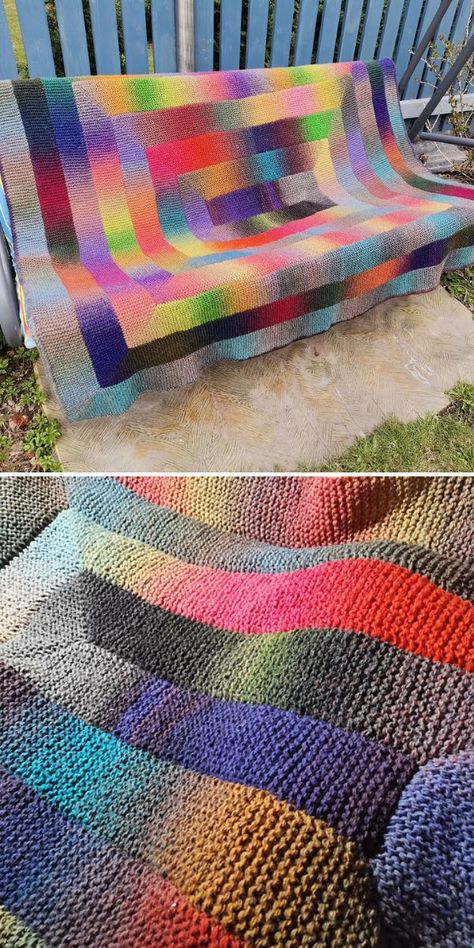 Ten Stitch Blanket, Sock Yarn Blanket, Knit Afghan Patterns Free, 10 Stitch Blanket, Knit Afghan Patterns, Knitting Quilt, Blanket Knitting Pattern, Knitting Patterns Free Blanket, Stitch Blanket