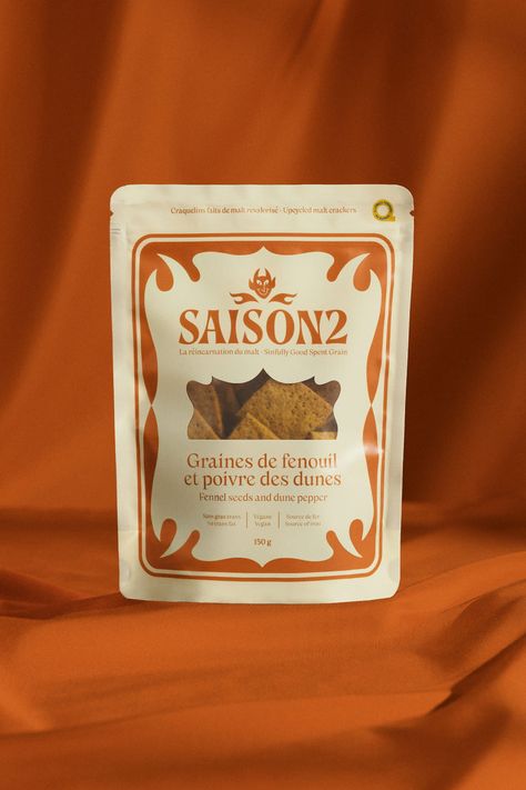 Saison 2 – Packaging Of The World Fall Packaging Design, Packaging Of The World, Culinary Branding, Luxury Food Packaging, Premium Food Packaging, Orange Graphic Design, Orange Packaging, Brown Branding, Graphic Designer Studio