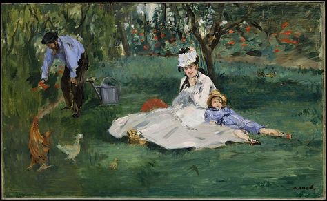 Five Wonderful Edouard Manet Paintings - iTravelWithArt Manet Paintings, Monet Family, Edouard Manet Paintings, Edouard Manet, National Gallery Of Art, Forest Art, Vintage Art Prints, Gustav Klimt, Claude Monet