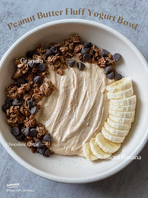 Lemon8 · High Protein Yogurt Bowl · @Ashley Straley Protein Sludge Bowl, Yogurt Bowl Meal Prep, Morning Yogurt Bowls, Low Calorie High Protein Yogurt Bowl, Healthy Cereal Bowl, Loaded Yogurt Bowl, Yogurt Protein Bowl, Peach Yogurt Bowl, High Protein Aesthetic