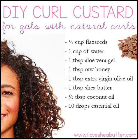 Flaxseed Gel Recipe, Curl Custard, Diy Curls, Flaxseed Gel, Curl Defining Cream, Curl Cream, Flaxseed, Diy Beauty Hacks, Natural Beauty Tips