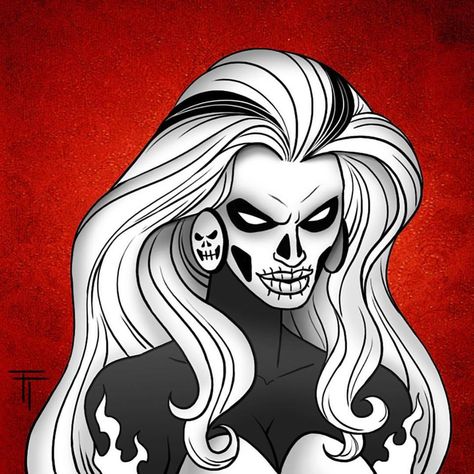 Silver Banshee by Tommy Tejeda #TommyTejeda #SilverBanshee #SiobhanMcDougal #TheSociety Dnd Banshee Art, Female Banshee Art, Banshee Fantasy Art, Starfire And Beast Boy, Silver Banshee Dc, Banshee Fairy Metal, Silver Banshee, Dc Women, Dc Comics Girls