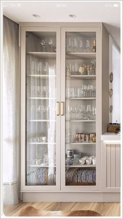 Ikea Best, Crockery Cabinet, Crockery Unit Design, Best Ikea Hacks, Crockery Unit, Kitchen Cupboard Designs, Kitchen Interior Design Decor, Best Ikea, Kitchen Interior Design Modern