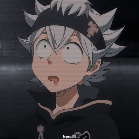 Legit my favorite face he makes Pastel Edit, Aesthetic Glitch, Asta Black Clover, Clover 3, Glitter Icons, Black Clover Anime, Black Cover, Black Clover, An Anime