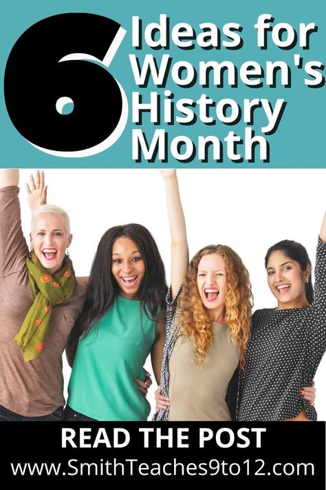 Check out these 6 ideas for women's history month that you can use in your high school English classroom or at any time of year you want to focus on women's issues, achievements, and accomplishments. These activities are differentiated for all learners. Check out this post to add these women's history month lesson ideas to your teacher toolbox! Viist www.SmithTeaches9to12.com today! High School Writing Activities, Womens History, High School English Classroom, Creative Writing Activities, High School Writing, High School Activities, Woman Authors, Women's History Month, Teacher Toolbox