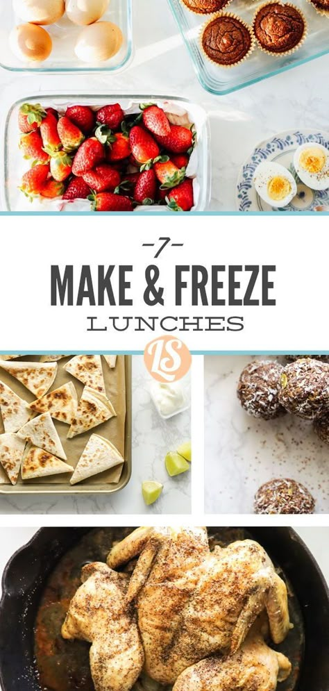 Homemade Frozen Lunches, Freezer Meals For School Lunches, Freezer Prep Lunches, Freezer To Lunchbox School Lunch, Freeze Lunch Ideas, Easy Freezer Lunches For Work, Meal Prep Lunch Freezer, School Lunch Freezer Prep, Grab And Go Freezer Lunches