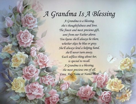 A Mother's Day Tribute to My Grandmother And to my Kids' Grandmother. Nana Poems, Grandmother Poem, Grandma Birthday Quotes, Blessing Poem, Grandma Poem, Nana Quotes, Diy Gifts For Grandma, Heaven Poems, Dear Mom And Dad