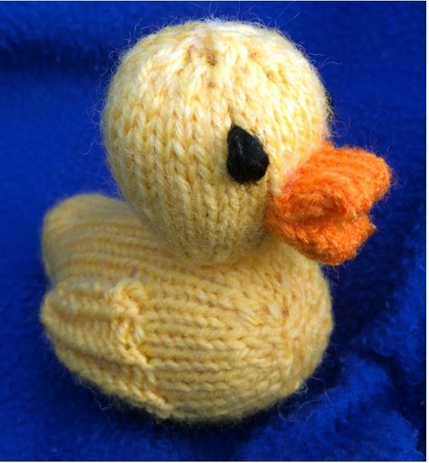 Knitting Patterns | The Little Yellow Duck Project Knit Duck Pattern, Knit Duck, Hand Painted Yarn, Knitted Animals, Yellow Duck, Loom Knitting, Knitted Toys, Yarn Art, Hand Dyed Yarn