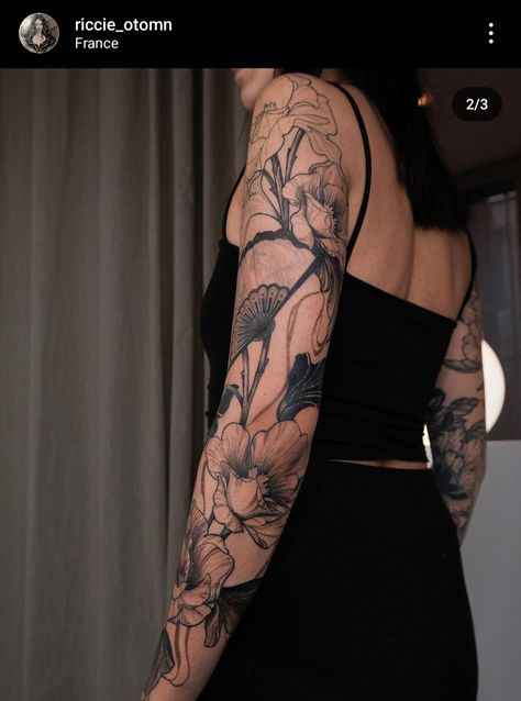 Art Nouveau Floral Tattoo, Art Nouveau Tattoo, Cuff Tattoo, Nouveau Tattoo, Floral Thigh Tattoos, 2023 Art, Floral Tattoo Sleeve, Creepy Tattoos, Leg Tattoos Women