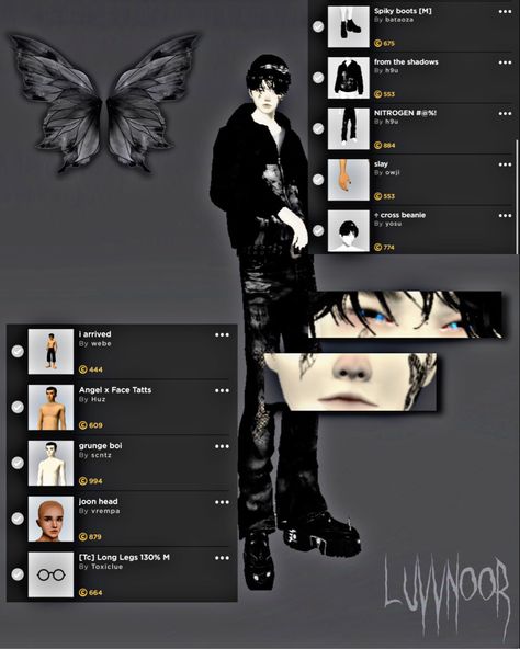 #grunge #imvu #imvuavatar #outfits Grunge Outfits Boys, Imvu Outfits Ideas, Outfit Ideas Emo, Outfits Male, Imvu Outfits, Imvu Outfits Ideas Cute, Halloween Express, Avakin Life, Cute Emo