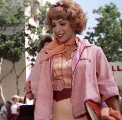 Frenchy Grease, Grease Aesthetic, Didi Conn, Grease Pink Ladies, Pink Lady Costume, Grease Outfits, Grease Costume, Grease 1978, Grease Movie