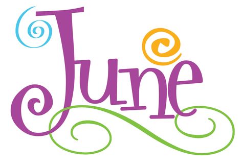 (• ̮~) June June Clipart, June Pictures, June Solstice, Welcome June, June Gemini, Arts Month, Hello June, Calendar June, Citizen Science