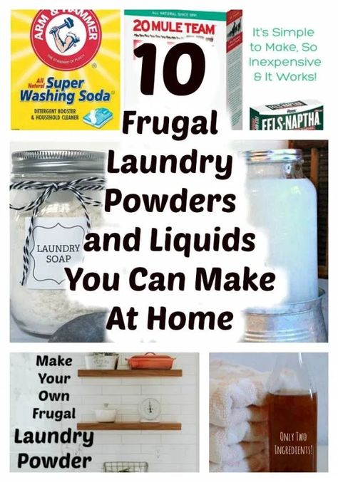 10 DIY Frugal Laundry Powder Recipes – Bath and Body Diy Washing Powder Laundry Detergent, Washing Powder Homemade, Diy Washing Powder, Simple Laundry Detergent, Powder Laundry Soap, Laundry Soap Recipe, Diy Detergent, Diy Laundry Soap, Soap Flakes