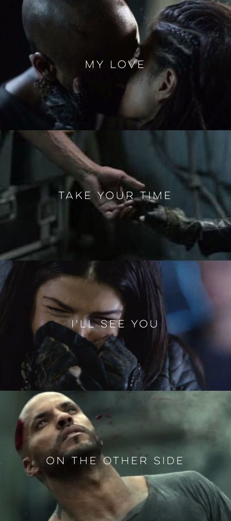 My love take your time I'll see you on the other side | Linctavia | Lincoln & Octavia | Lincoln kom Trikru | Octavia Blake | The 100 Octavia X Lincoln, The 100 Lincoln And Octavia, See You On The Other Side, Lincoln Kom Trikru, Lincoln 100, Octavia And Lincoln, The 100 Wallpaper, The 100 Octavia, Lincoln The 100