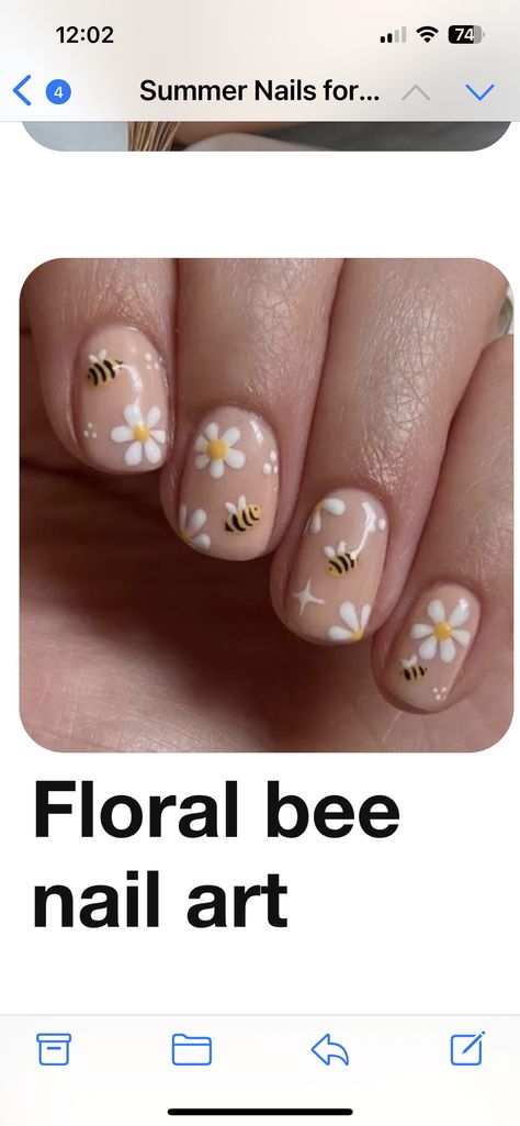 Bee Nails, Mind Quotes, Dirty Mind, Honey Pot, Easy Kids, Cute Nails, Summer Nails, Nail Designs, Honey