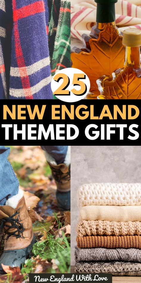 looking for a treasure or a perfect New England souvenir? These 25 New England gifts are perfect for anyone who loves the region/ Check out this list of awesome New England-themed or New England-made items. Robert Frost Poems, Vermont Teddy Bears, New England Usa, New England Living, State Crafts, Fall Vacations, New England States, Hospital Gifts, New England Travel