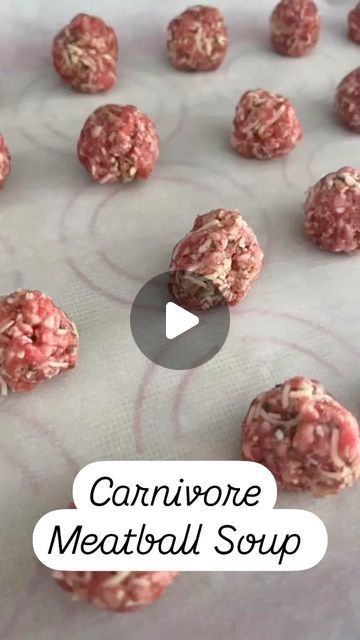 Trish ✨Keto Inspiration✨ on Instagram: "✨Carnivore Meatball Soup. Just in time for fall🍁🍂🧡✨

.

.
Meatballs:
1 lb ground beef or sausage 
1/2 cup pork rinds
1 Egg
1/2 Cup Grated Parmesan
Seasonings of choice 
Bake at 350 degrees for 20 min or until cooked through 

Broth:
64 oz of broth (chicken or broth)
1/2 cup Heavy Whipping Cream
4 oz of Cream Cheese 

.

.

#keto #ketovore #carnivore #ketonurse #ketovorenurse #meatheals #carnvivorediet #ketolife #ketocarnivore #ketogenicliving  #eatfatlosefat #ketogirl #ketomeal #ketoresults #ketoadapted #ketoinspiration #eatmeat #highproteindiet #meat #musclefuel #meateater #realfood #highprotein #highproteinlowcarb #animalbased #carnivoresoup" Carnivore Meatball Soup, Carnivore Ground Beef Recipes, Cream Cheese Keto, Keto Inspiration, Broth Chicken, Cheese Keto, Keto Results, Meatball Soup, Carnivore Diet