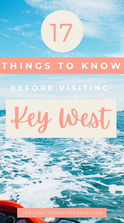 17 things to know for your Florida Keys vacation! Including what to do in Key West, Florida and how to make the most of your time in the Florida Keys. | Key West what to do | Best things to do in Key West, Florida | Key West Florida Vacation, Florida Keys Road Trip, Florida Keys Vacation, Miami Key West, Key West Vacation, Travel Key West, Key West Vacations, Best Beaches To Visit, Fl Keys