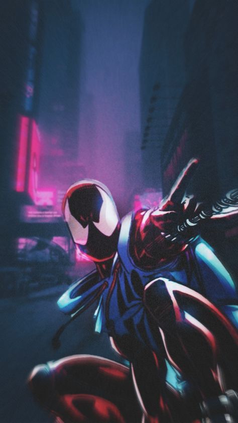 Scarlet Spider Wallpaper Iphone, Spider Iphone Wallpaper, Scarlet Spider Wallpaper, Spider Society, Spider Wallpaper, Ben Reilly, Danmachi Anime, Scarlet Spider, Spiderman Artwork