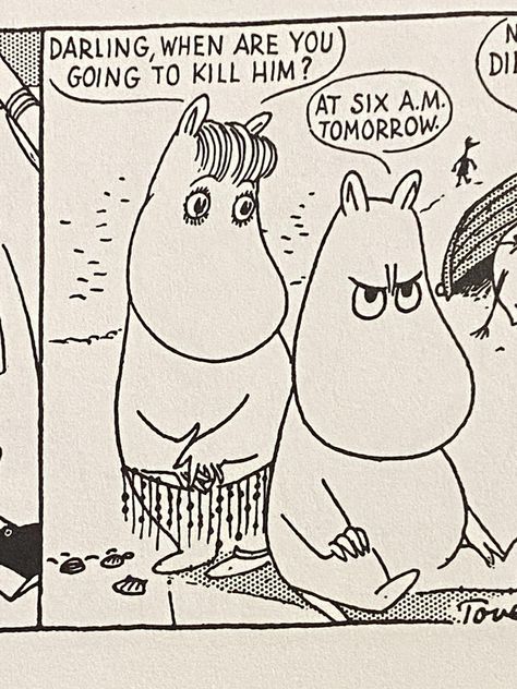 Moomin Funny, Snufkin Comic, Moomin Comic, Moomin Art, Tote Bag Ideas, Some Interesting Facts, Moomin Valley, Tove Jansson, Unique Embroidery