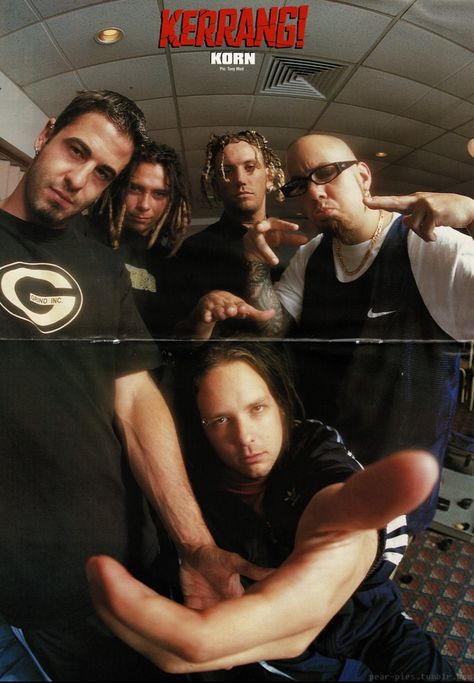 Korn Jonathan Davis, David Silveria, Kerrang Magazine, Brian Head, Jonathan Davis, Limp Bizkit, All In The Family, I Have A Crush, August 9