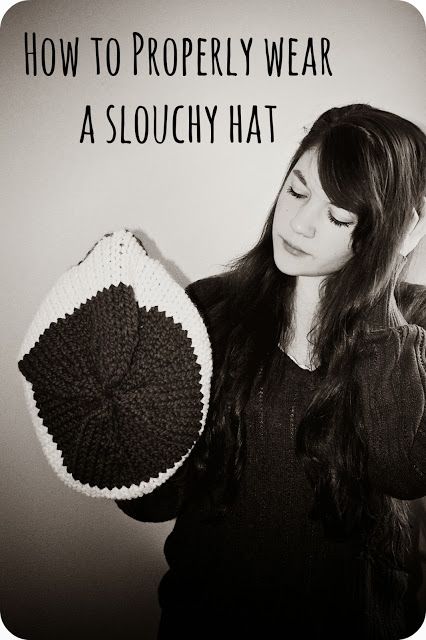 How to Properly Wear a Slouchy Hat Beanie Hairstyles, Yarn Hats, Fall 2015 Style, Beanie Style, Diy Hat, Late Fall, I Feel Pretty, Slouchy Hat, Slouchy Beanie